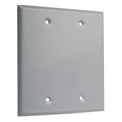 2-gang square plastic electrical box cover|metal junction box with cover.